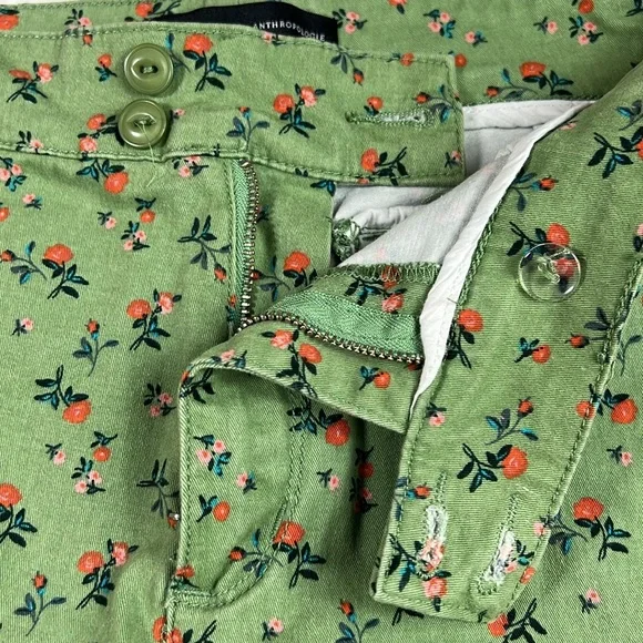 Sanctuary Sz 31 Green Floral Shorts - Picture 5 of 14